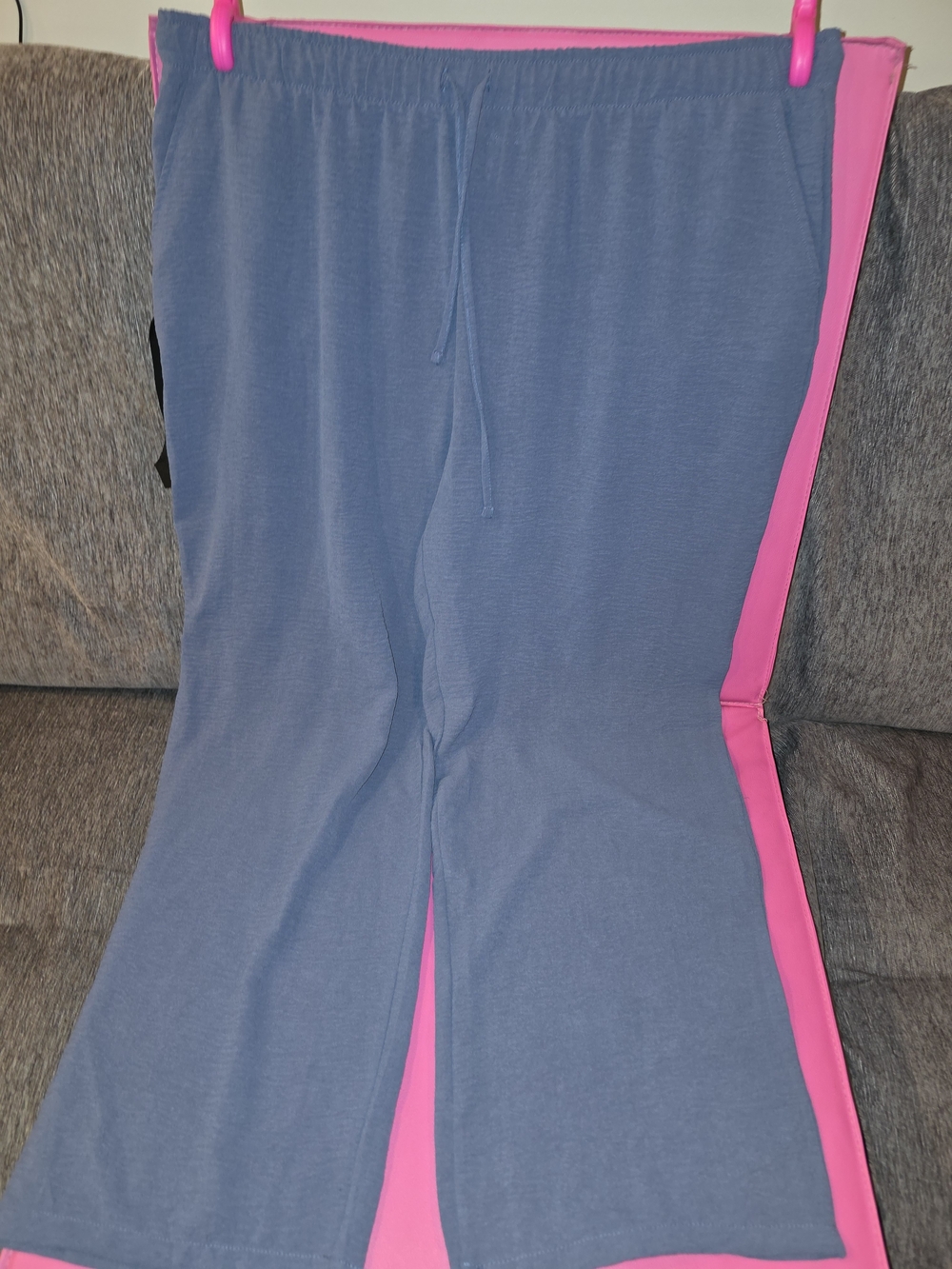 just be Navy Wide-Leg Lounge Pants with Draw String